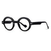Selig Vintage TR90 Round Eyeglasses Round Frames Southood Black